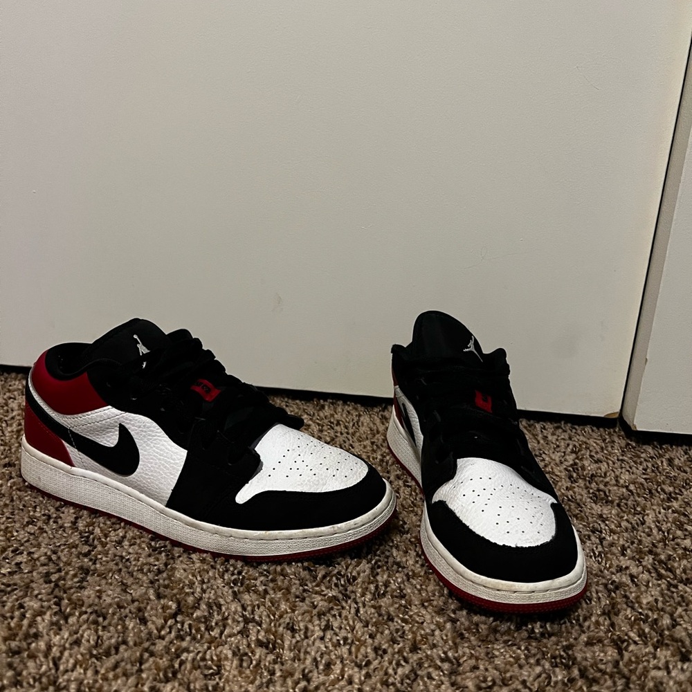 Jordan 1 Retro Low OG “Black Toe” - Size 5.5Y